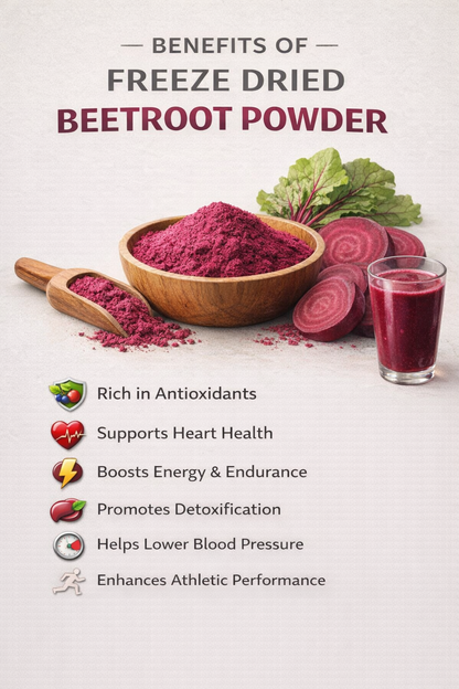 Fruzzoo Beetroot Powder sachets close-up showing single-serve packaging
