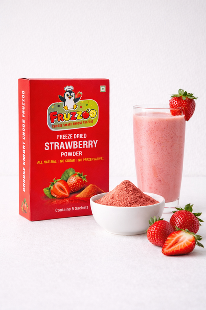 Sip the Sweet Side of Nature - Fruzzoo Strawberry Bliss (Pack of 5)