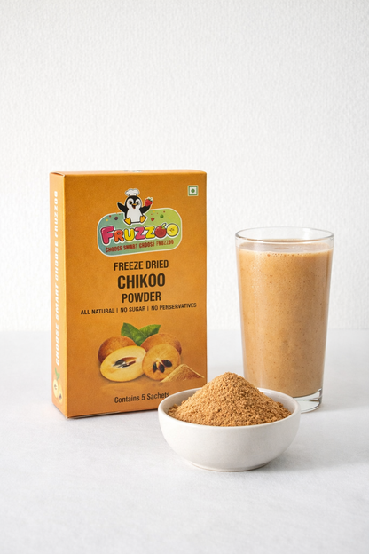 The Sweet Taste of Nostalgia - Fruzzoo Chikoo (Pack of 5)