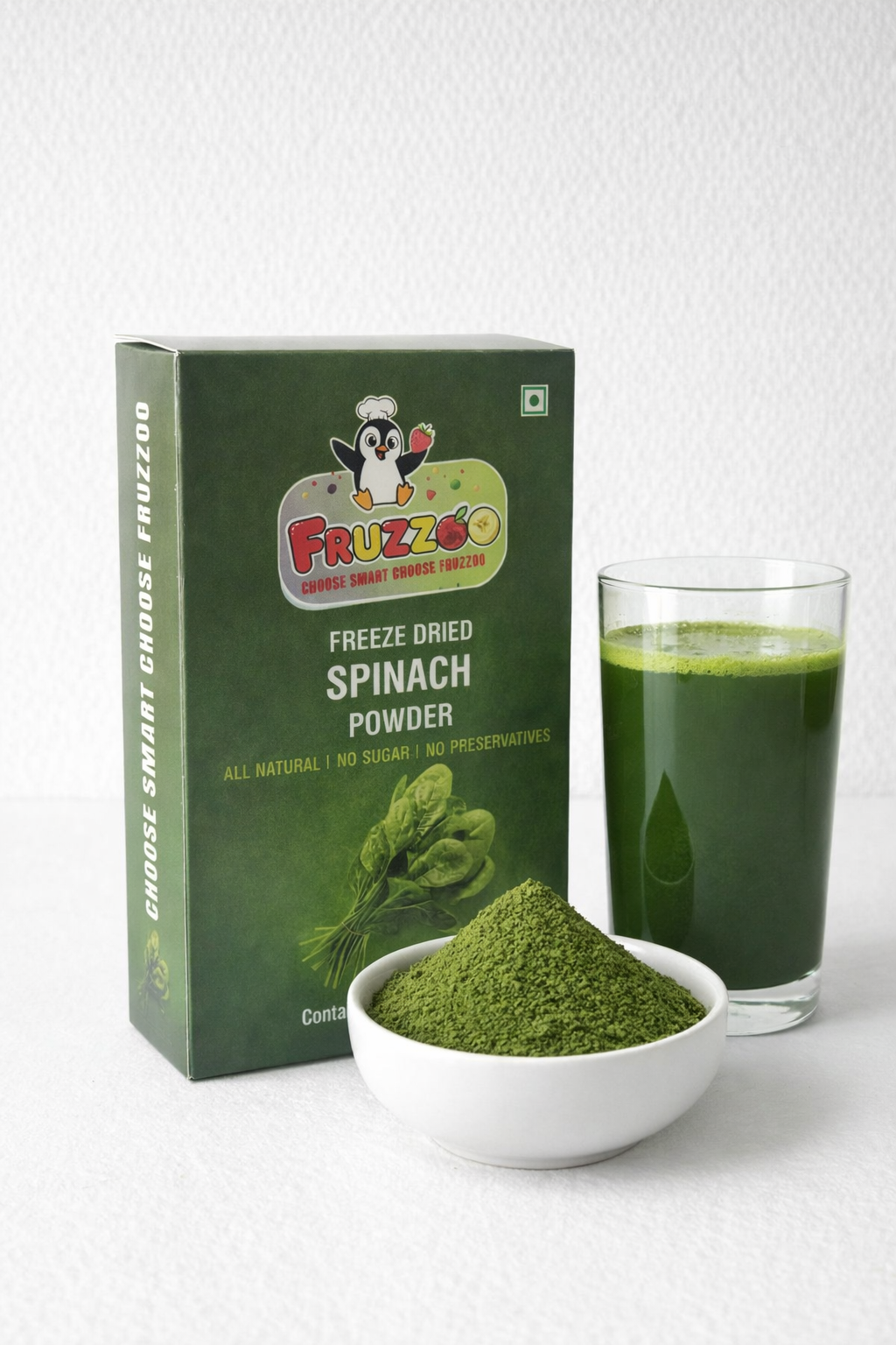 The Green Power of Nature - Fruzzoo Spinach (Pack of 5)