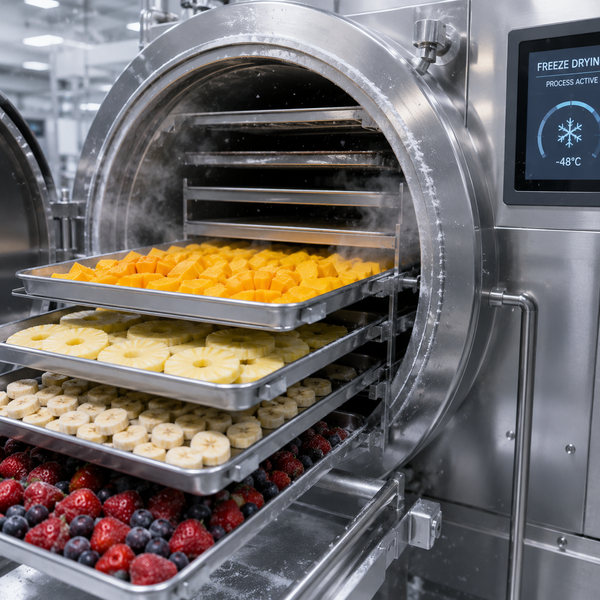 Freeze-dry to lock nutrients