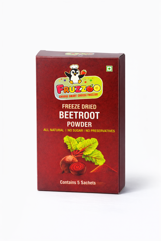 Fruzzoo Beetroot freeze dried powder pack of 5 sachets