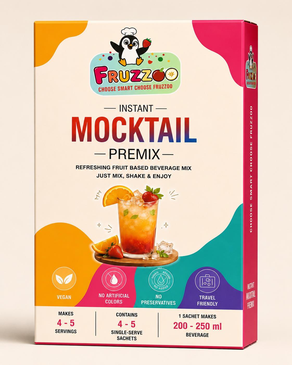 Fruzzoo Instant Mocktail Premix Discovery Box front