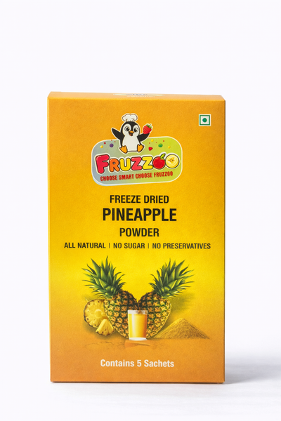 Fruzzoo Pineapple Powder - Pack of 5 Sachets
