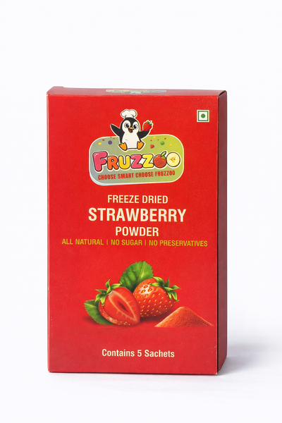Fruzzoo Strawberry Powder - Pack of 5 Sachets